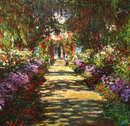 モネ 睡蓮の庭 ジヴェルニー 西洋絵画美術館
