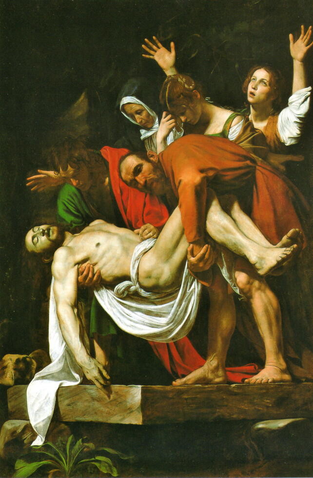 カラアバッジョ　キリストの埋葬