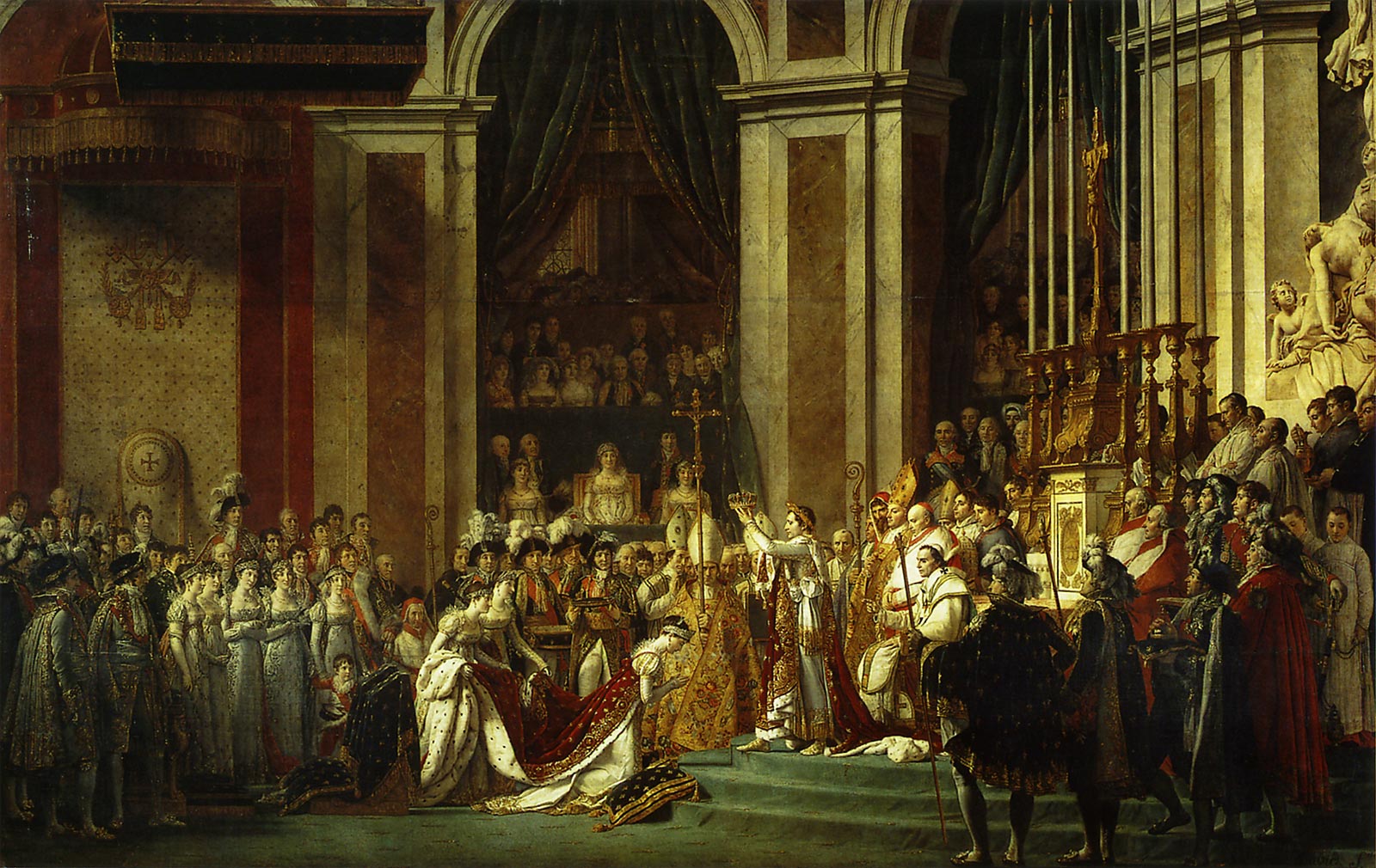 ダヴィッド　皇帝ナポレオン一世と皇妃ジョセフィーヌの戴冠
