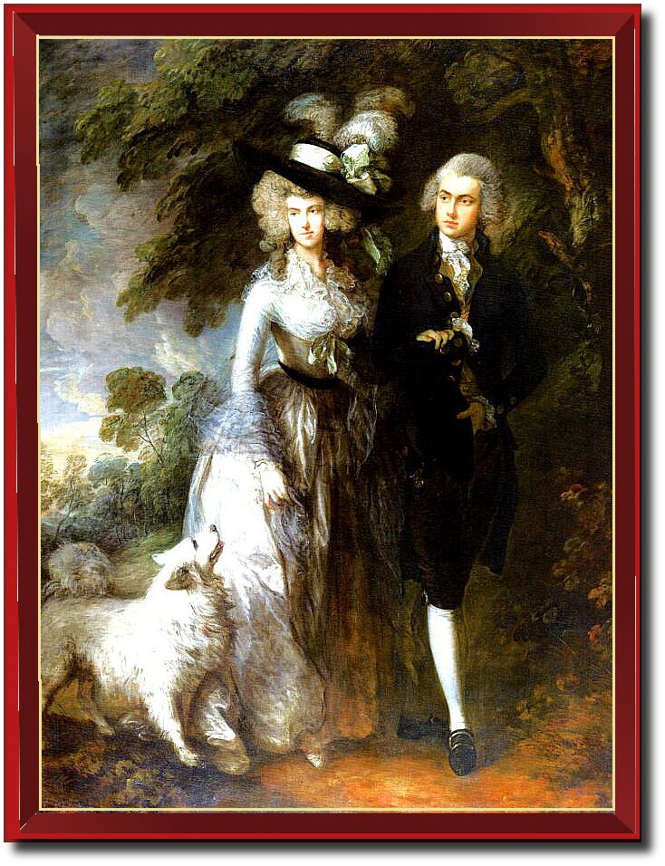 ウィリアム・ハレット夫妻 ゲインズバラ 西洋絵画美術館